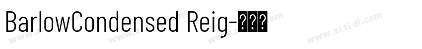 BarlowCondensed Reig字体转换 BarlowCondensed Reig字体转换